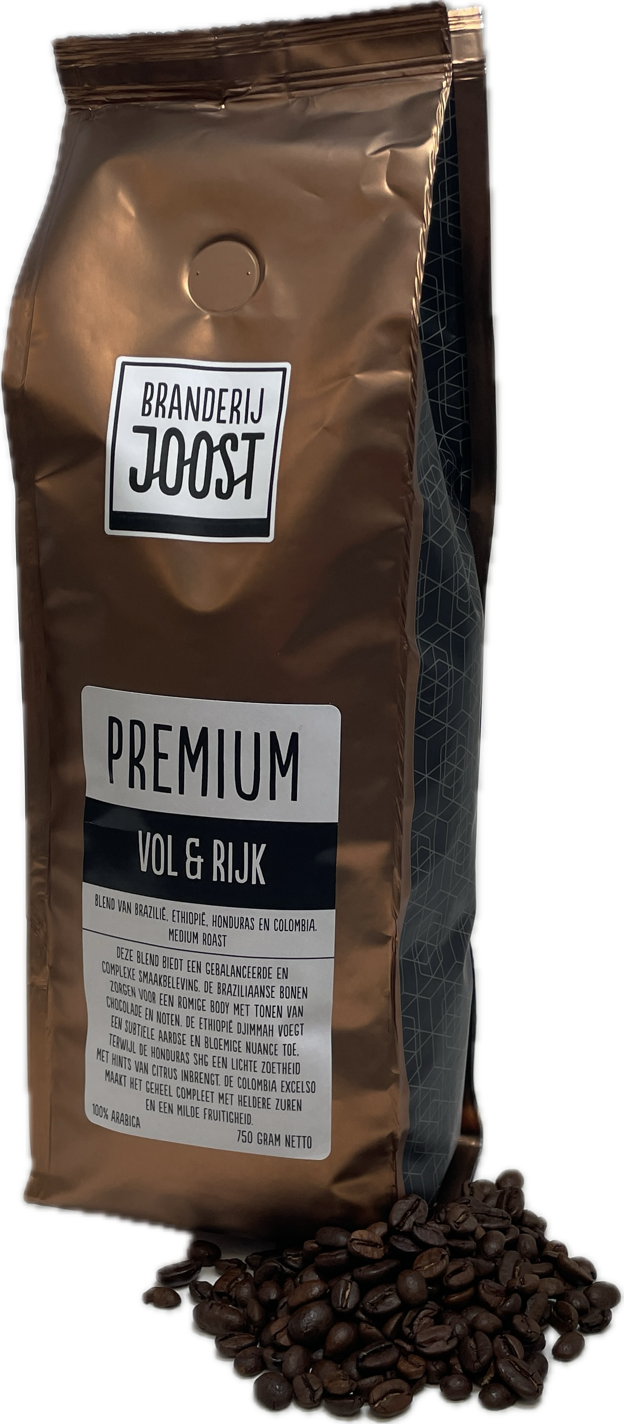 Premium Vol & Rijk koffiebonen 750g