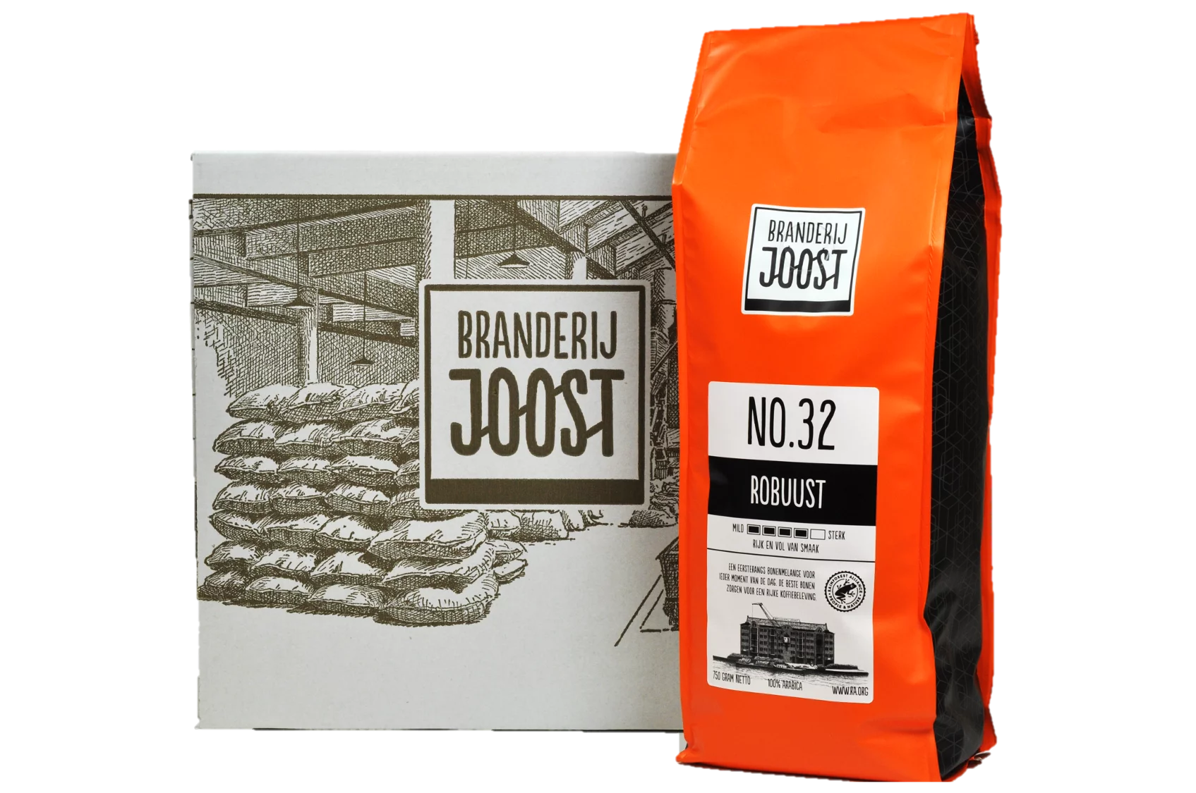 No.32 Robuust 6 x 750 g  doos voordeelprijs 